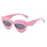 Retro Street Shot Glasses PC Marco Gafas de sol Gafas de sol Marco de madera, Rosa., Talla...