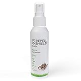 REPELLSHIELD Spray Repelente de Garrapatas - Antimosquitos Spray Natural - Repelente...