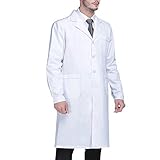 Beautyshow Bata de Laboratorio, Ropa de Médico Bata de Laboratorio para Hombres y...