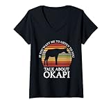 Mujer Si quieres que te escuche Hablar de Okapi Camiseta Cuello V