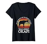Mujer Si quieres que te escuche Hablar de Okapi Camiseta Cuello V