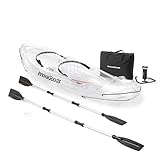 InnovaGoods® Kayak Hinchable 2 plazas, Kayak Hinchable Transparente 312Cm, Kayak...