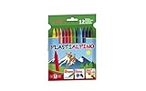 Alpino Ceras Plastialpino 12 Unidades | Ceras de Colores para Niños | Estuche Pintura de...