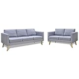 Kstyhome Conjunto de sofás de 2 y 3 plazas, Sofas de Salon, Sofas Cama, Sofa Relax,...