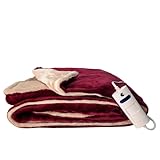 TRÉBOL ADVANCE Manta Eléctrica Grande 180 x 130 cm Bicolor 6 Niveles Bajo Consumo 160W...