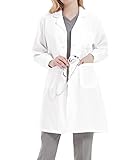 Dorimifa Mujer Bata de Laboratorio Bata Blanca Estudiantes Escuela Enfermera Cosplay...