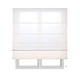 STORESDECO - Estor Plegable con Varillas, Estor Translúcido para Ventanas y Puertas |...