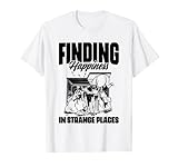Buscando la felicidad en el contenedor de basura de buceo Camiseta
