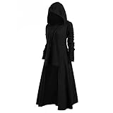 2021 Moda Sudadera Mujer con Capucha Halloween Steampunk Gótico Abrigo de Otoño Tops...