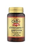 Obire - Chitosán y Garcinia Cambogia - 100 Cápsulas - Bote para 50 Días - Ayuda a...