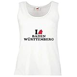 Reifen-Markt Tank Top I Love Baden WÜRTTEMBERG - Friburg - EMMENDINGEN - Selva negra -...