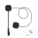 Docooler - Auriculares de Casco para Motocicleta, Bluetooth 5.0 + Auriculares EDR,...