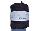 TRAPILLO CLÁSICO ALGODÓN EN COLOR NEGRO BOBINA GRANDE DE 14 CM DIÁMETRO, TRAPILLO...