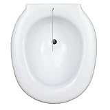 Bidé sanitario acoplable al inodoro, Plástico, 38 x 41.5 x 14 cm, Portátil, Con tapón,...