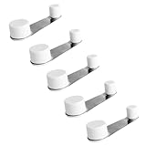 AQOS | Topes para puertas, 5 unidades, color blanco, sujeta puertas, cuña puerta,...