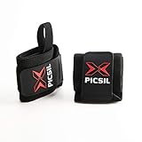 PicSil Muñequeras para Cross Training, Soporte de Muñeca con Agarre Pulgar, Hecha de...