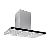 Teka DLH 986 T - Campana Extractora 90 cm, Decorativa, con Touch Control y Motor Ecopower,...