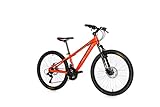 Bicicleta Montaña Mountainbike 24' BTT Shimano, Aluminio, Doble Disco y suspensión