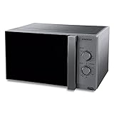 INFINITON MW-A25GG – Microondas, Inox/Gris, 25 Litros, 900W, Función Grill 1000W, 9...