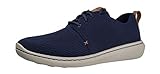 Clarks Step Urban Mix, Zapatos de Cordones Derby Hombre, Azul (Navy-), 43 EU