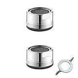 JeoPoom 2 PCS Filtro Grifo, Filtro Grifo Cocina 24mm Lavabo Filtro Aireador Grifo Cocina...