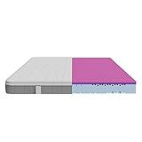 Cecotec Colchón Viscoelástico y Enfundable Flow Two 150x190. 3 Capas, Altura 21 cm,...