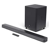 JBL Bar 5.1 Surround - Barra de sonido 5.1 con subwoofer, 5.1 canales, 550W, inalámbrico,...