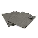 ZIJANG Paños de Limpieza de Cristales, 3 Piezas Gris Universal Paños de Microfibra,...