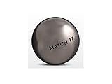Obut-Match 115.it acero inoxidable, 73 mm-bolas de petanca Argent métalisé Talla:710g