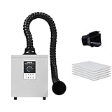 KNOKOO 150W Mini Extractor de Humos de Soldadura Portátil FES150 Absorbente de Humo...