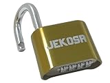 Jekosa® JKC/50 Candado de Combinación para Exterior Resistente al Agua. Candado con...