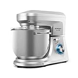 Orbegozo AM 8000 - Amasadora, 7 L, 6 velocidades, movimiento planetario, bol acero inox,...