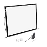 HSK A2 LED Mesa de Luz Dibujo Modos de Bloqueo/desbloqueo Botón de atenuación táctil...