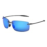 COTCLO Gafas de sol deportivas para hombre, sin montura para hombre, naranja, macho,...