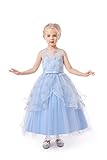 ELSA & ANNA Disfraz de princesa niña - Vestido de princesa para niña - Disfraz de reina...
