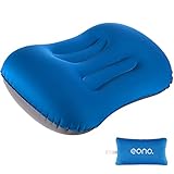 Amazon Brand - Eono Almohada de Playa Hinchable, Almohada Inflable Camping, Ultraligero...
