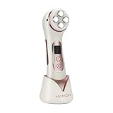 MiSMON Facial Aparato Radiofrecuencia, 5 en 1 Masajeador Facial Electrico,Luz LED,...