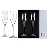 Copas champan personalizadas para novios - Regalo de Boda, Celebraciones, Bodas de Oro o...