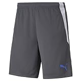PUMA Teamliga Training Shorts 2 Jr Open Pockets Pantalones Cortos, Asphalt-bluemazing, 176...