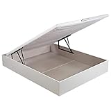 Canapé Abatible (105x190) de Madera con Gran Capacidad, Tapa 3D Transpirable, Color...