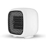 Calefactor Cerámico PTC 800W / 450W Ventilador de Calentador Eléctrico ECO y Protección...