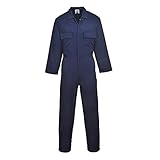 Mono de trabajo Portwest Euro, talla M, color azul marino, S999NARM, altura 164 — 176 cm