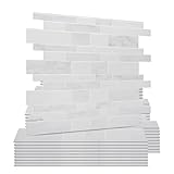 WoStick Pegatinas de Baldosas Engrosadas Azulejos Adhesivos 3D Pegatinas de pared Azulejos...
