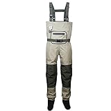 Kylebooker Pesca con Mosca Pecho Wader Vadeador Transpirables Impermeables Waders