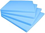 Laborda Espuma para Tapizar - Pack 4 Planchas de 50 x 50 x 3 cm - Densidad 25 kg/m³ -...