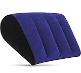 Almohada Inflable Minimalista Azul Cojín Auxiliar de Postura de Yoga Reduce la Presi de...