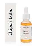 Organic Rosehip Oil by Ellipsis Labs. 100% natural and organic moisturising oil, works...