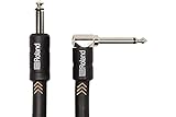 Roland Black Series Instrument Cable, Angled/Straight 1/4' jack - RIC-B20A, length: 20ft /...