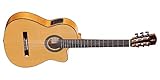 Alvarez CF6CE - Guitarra clásica flamenca de hombro faltante eléctrica