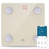 SENSSUN Bascula de Baño Digital Grasa Corporal,Inteligente Báscula Grasa Corporal...